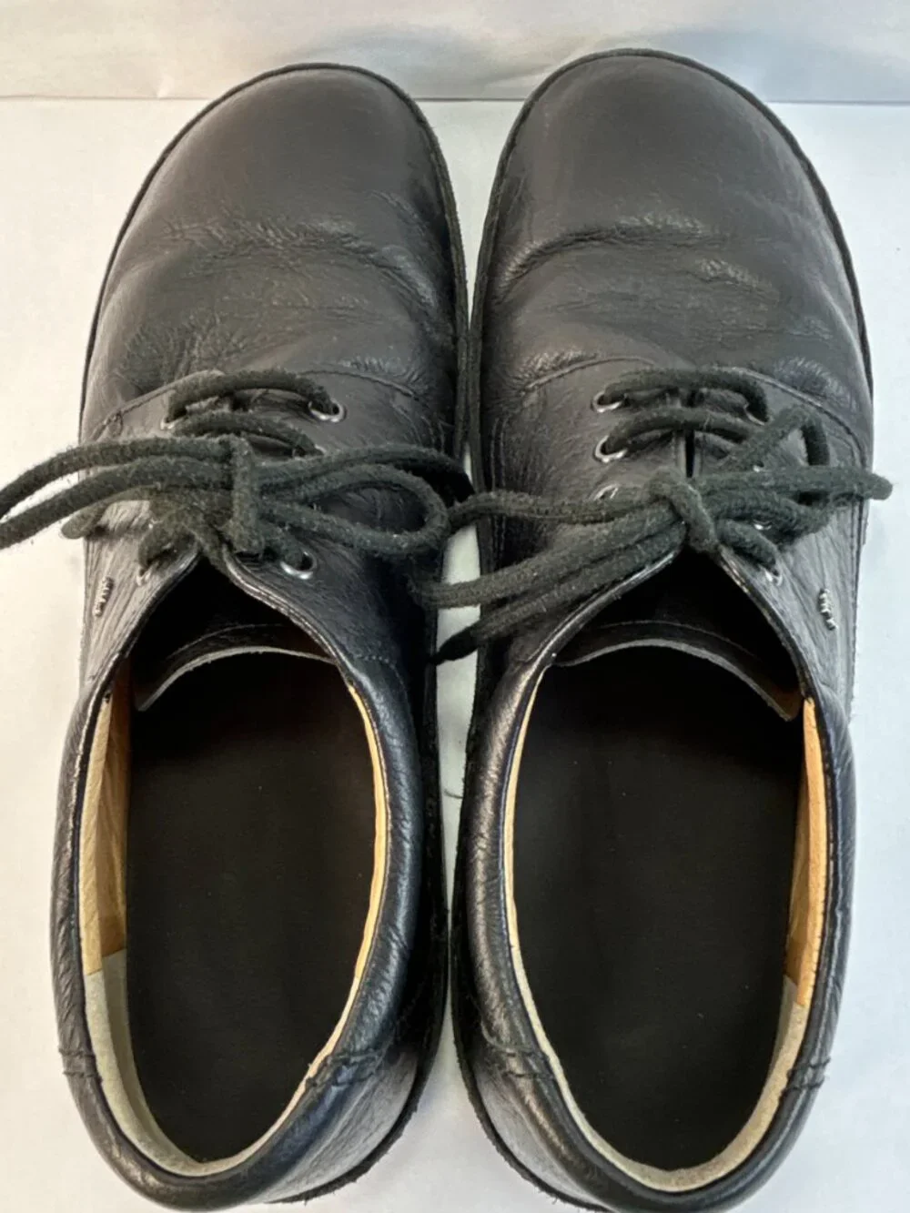 Finn Comfort Metz Oxford Comfort Shoes 11.5 Black Leather Casual Dress Business